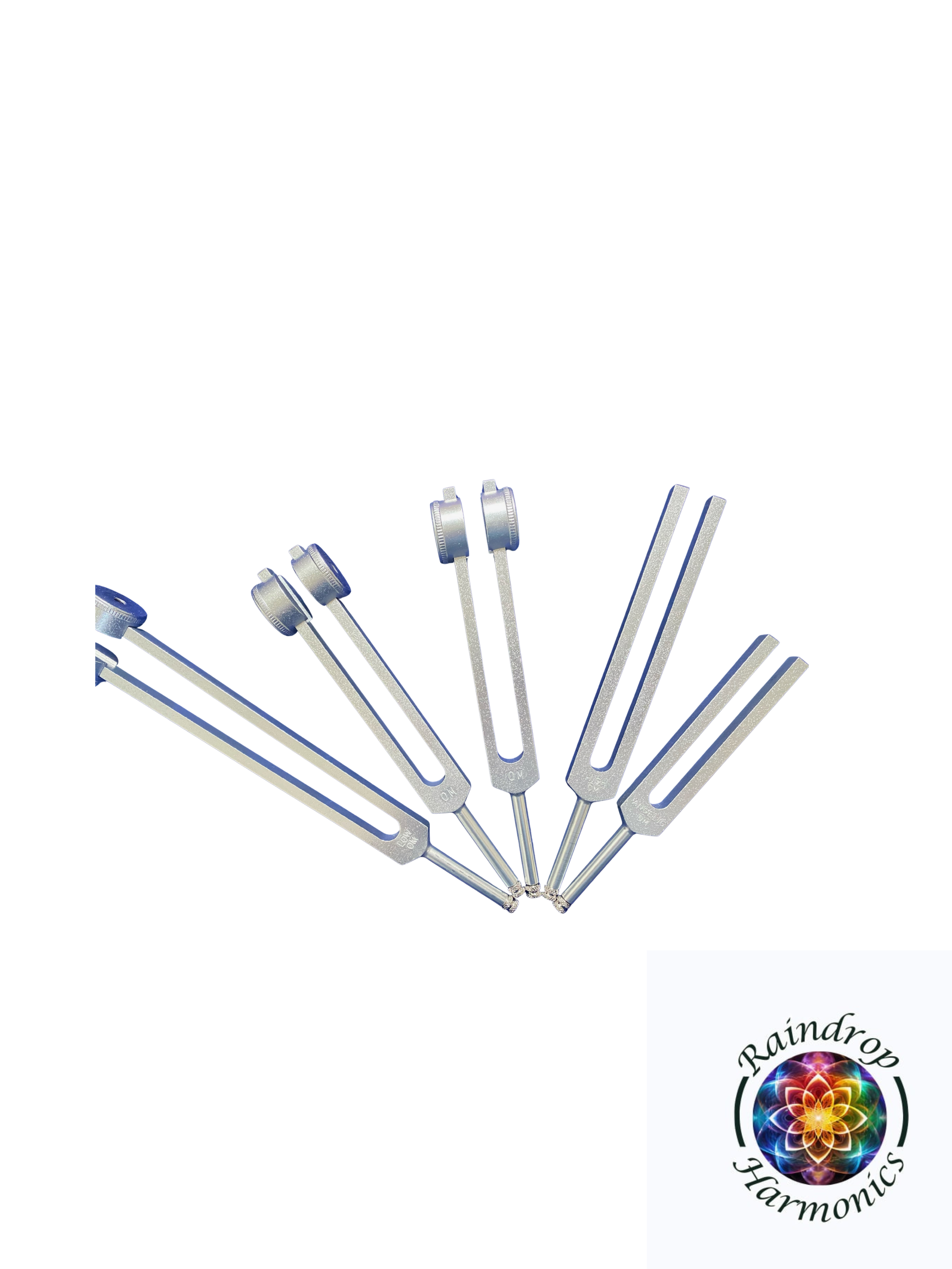 Essential Om Kit - AromaSounds 5-Piece Tuning Fork Set – Raindrop Harmonics