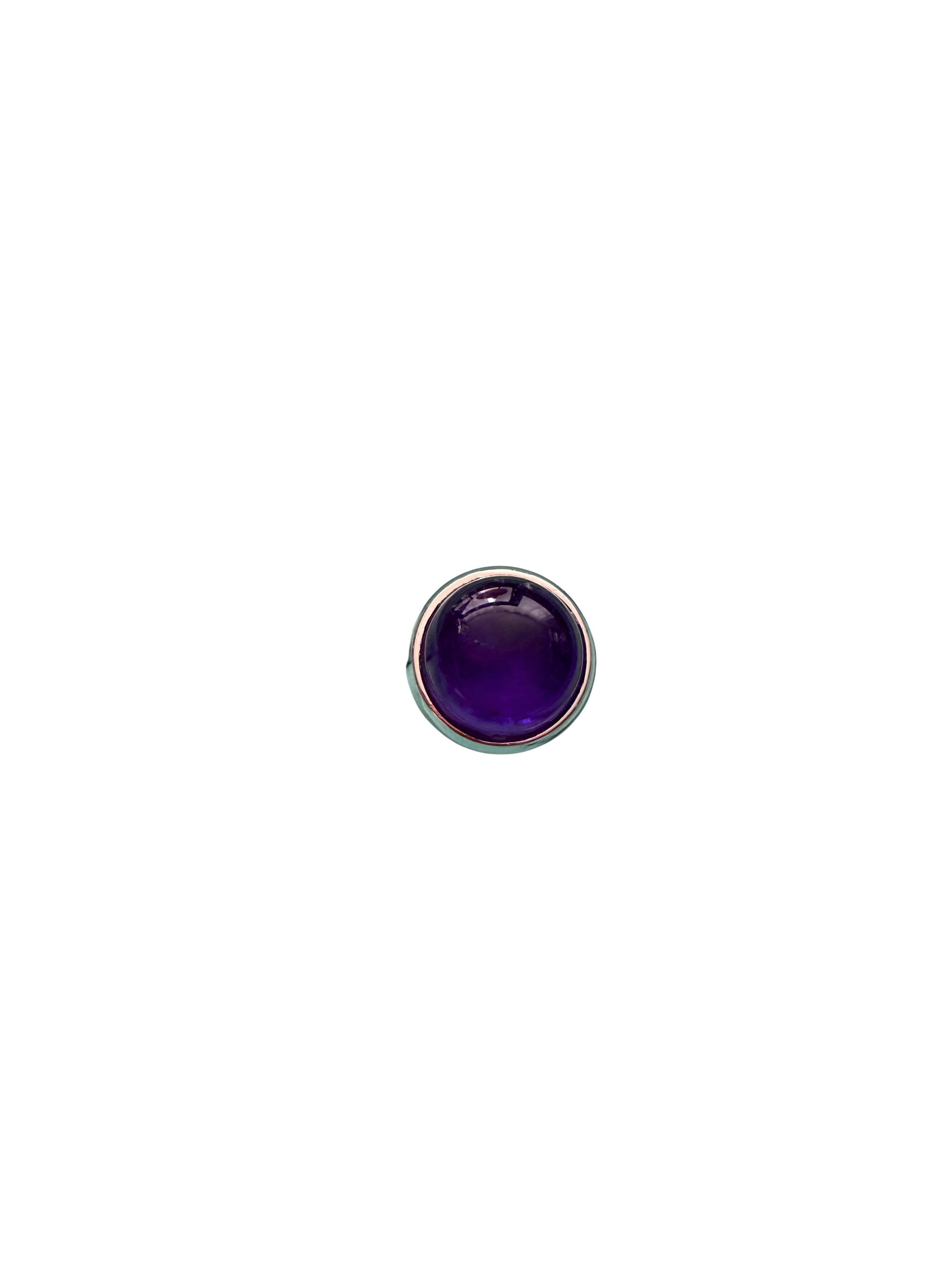 16mm Amethyst Gemstone Tip