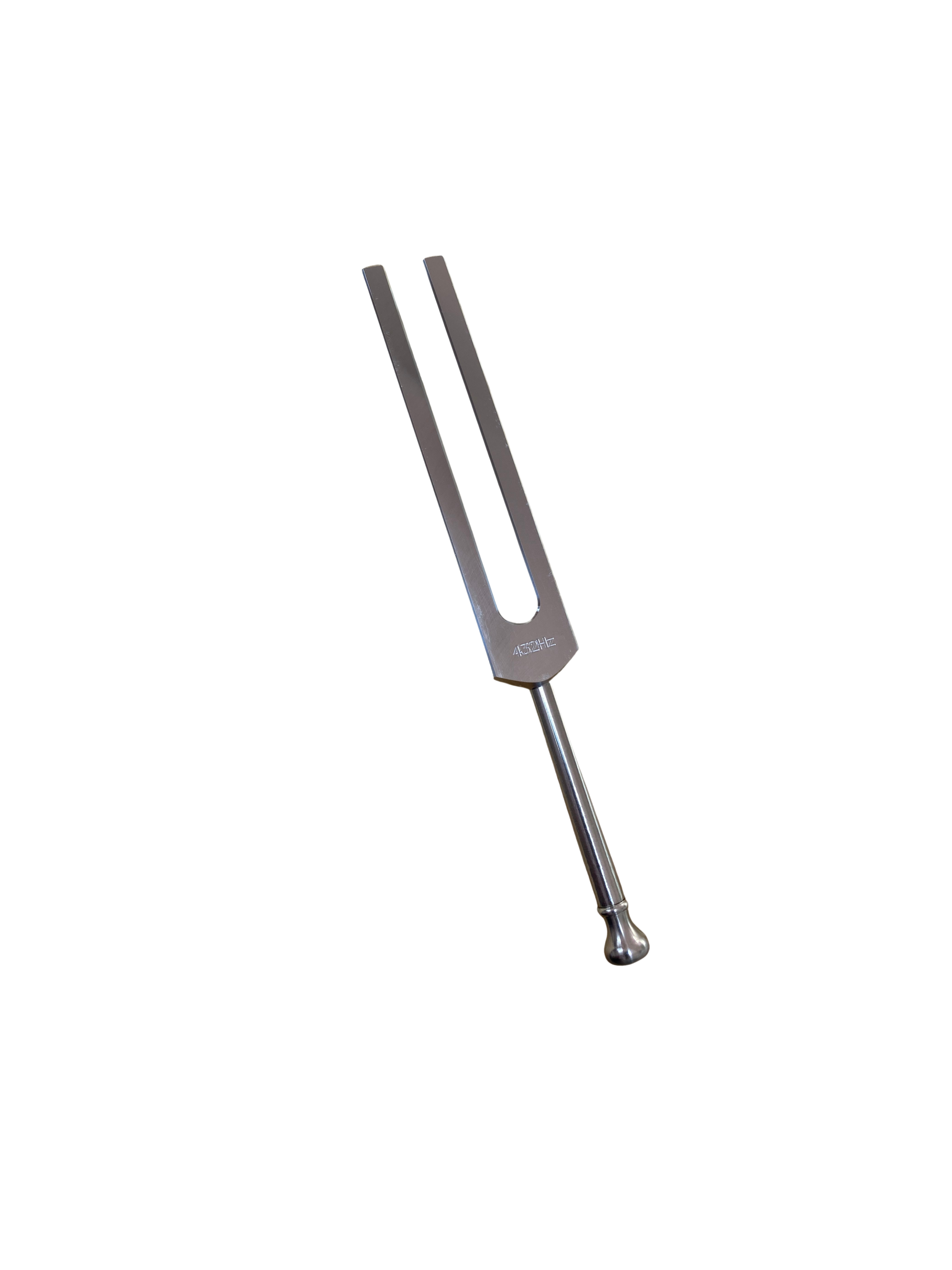 432Hz Unweighted Tuning Fork with Golden Velvet Pouch