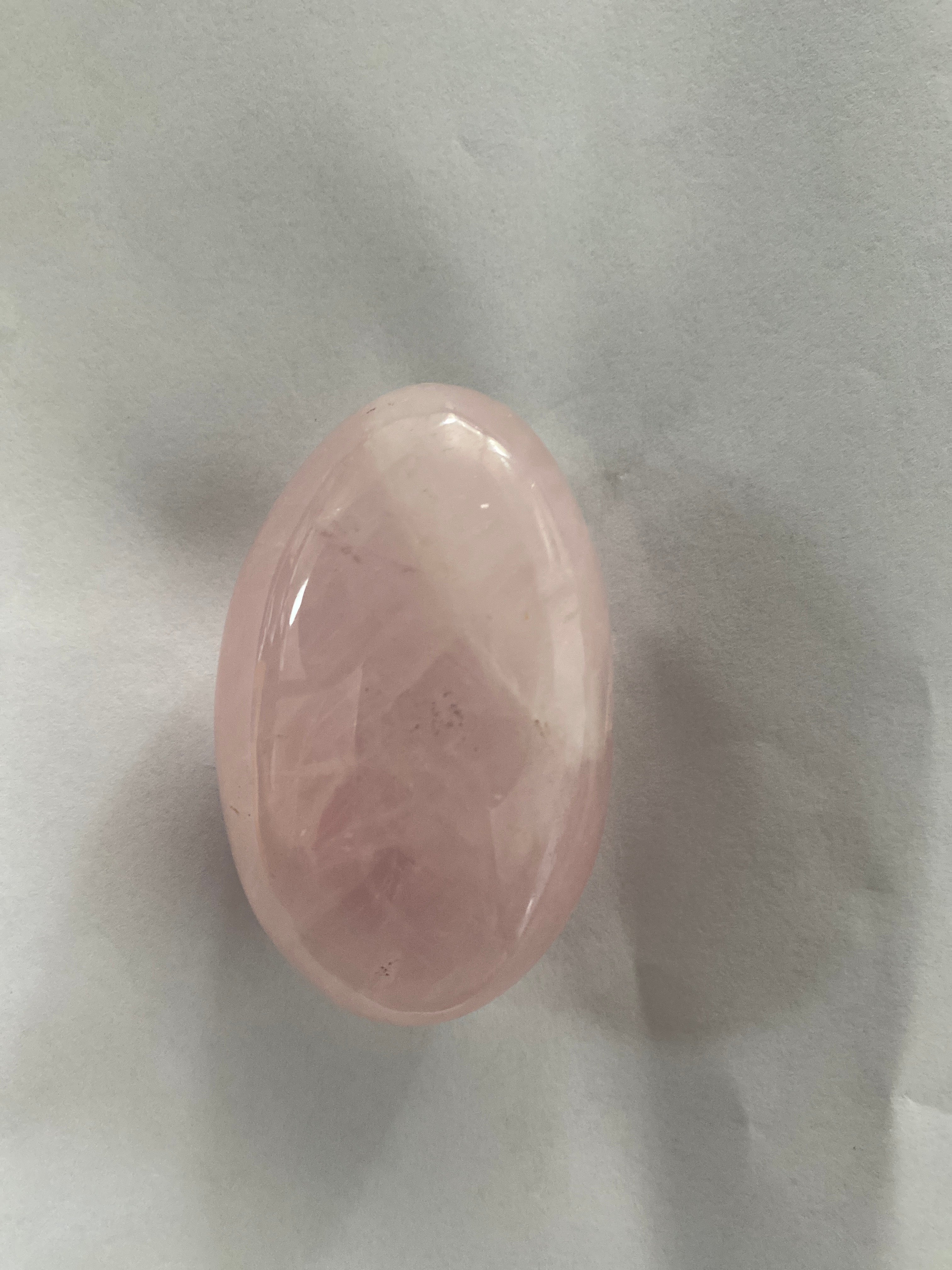 Rose Quartz Palm Stone - 2 inch