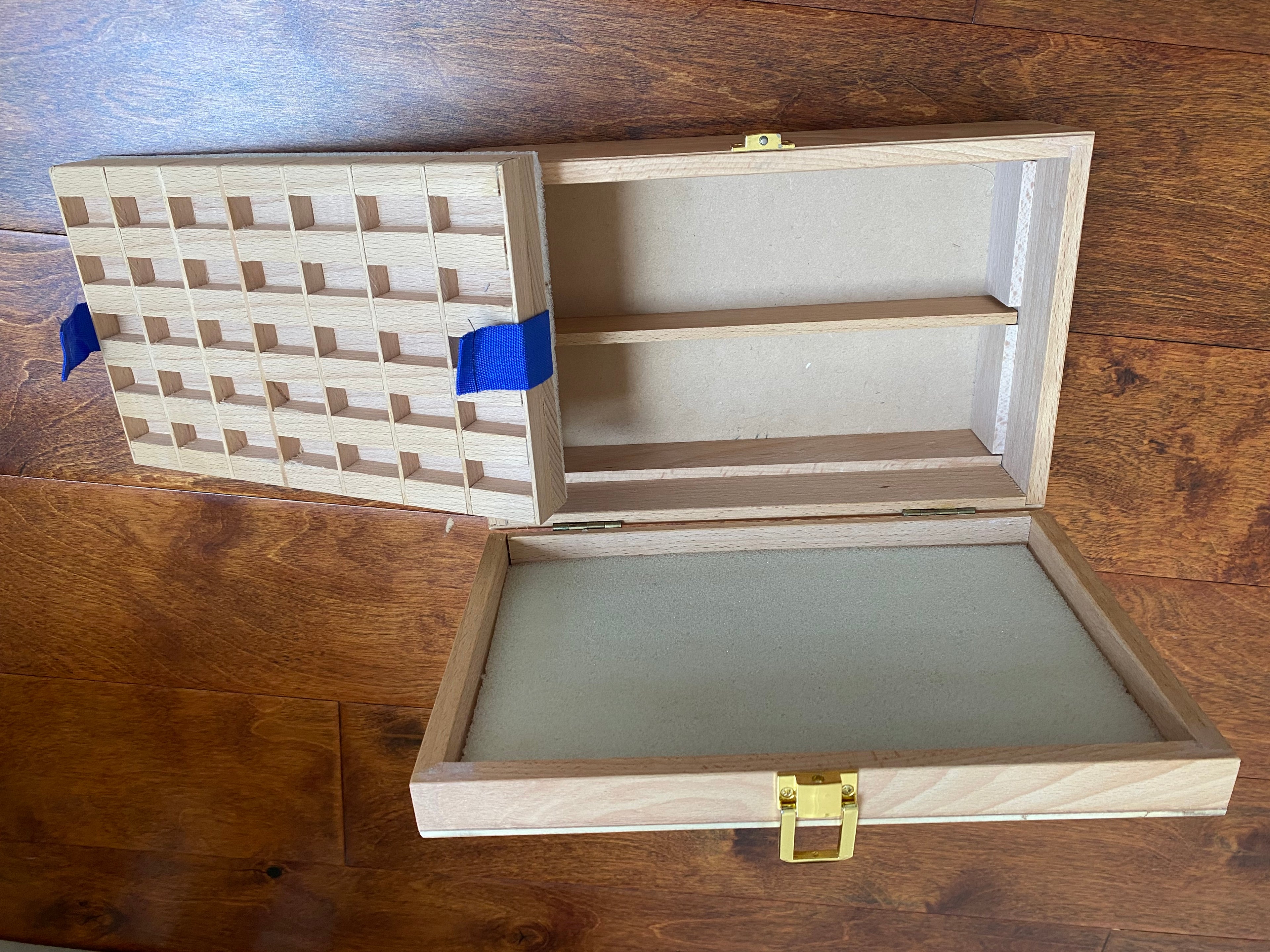 Wooden Storage Box for Color Light Therapy tools