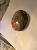 Silver Sheen Obsidian Palm Stone - 3 inch
