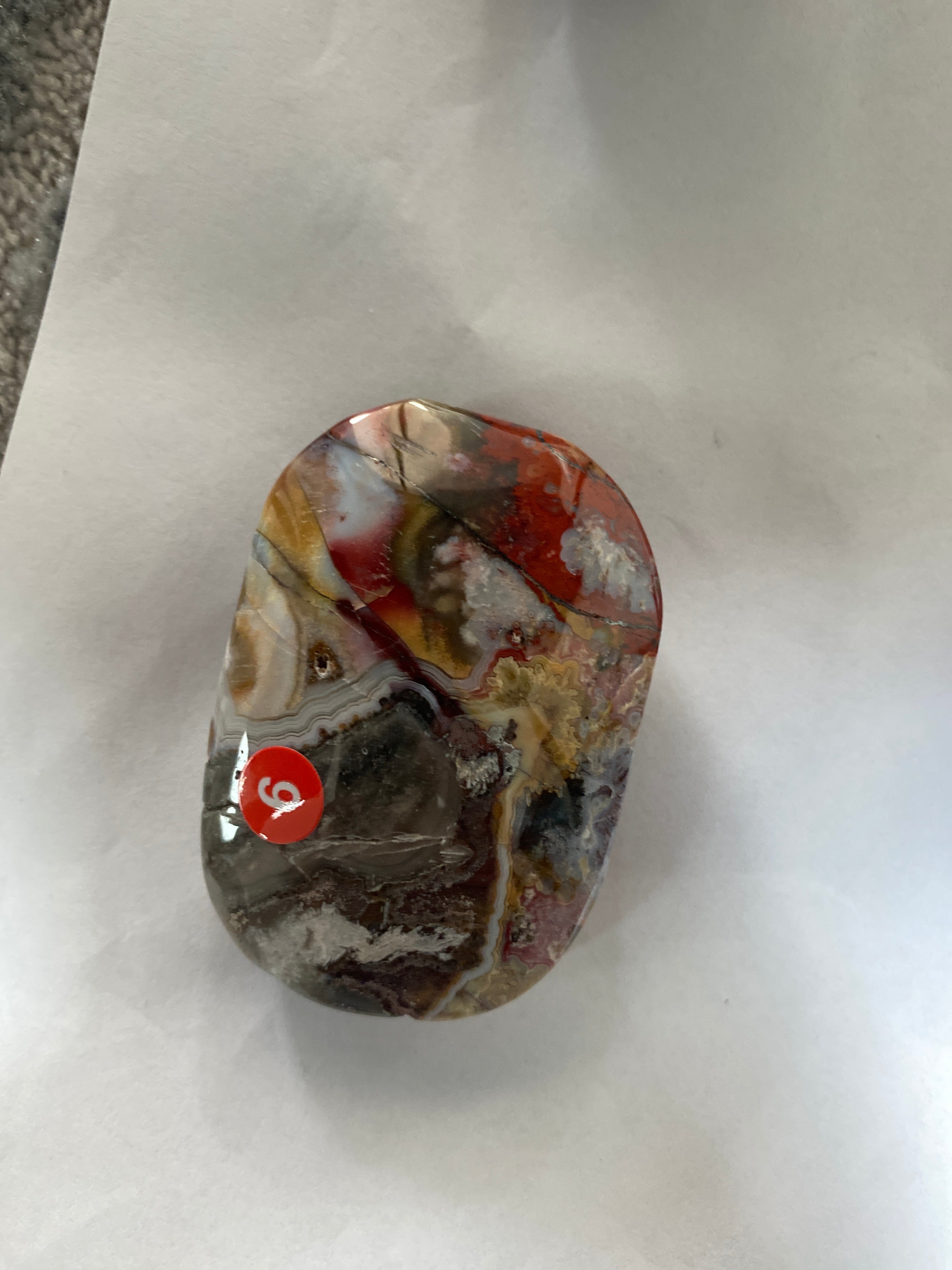 Mexican Agate Palm Stone - 2.5 inch