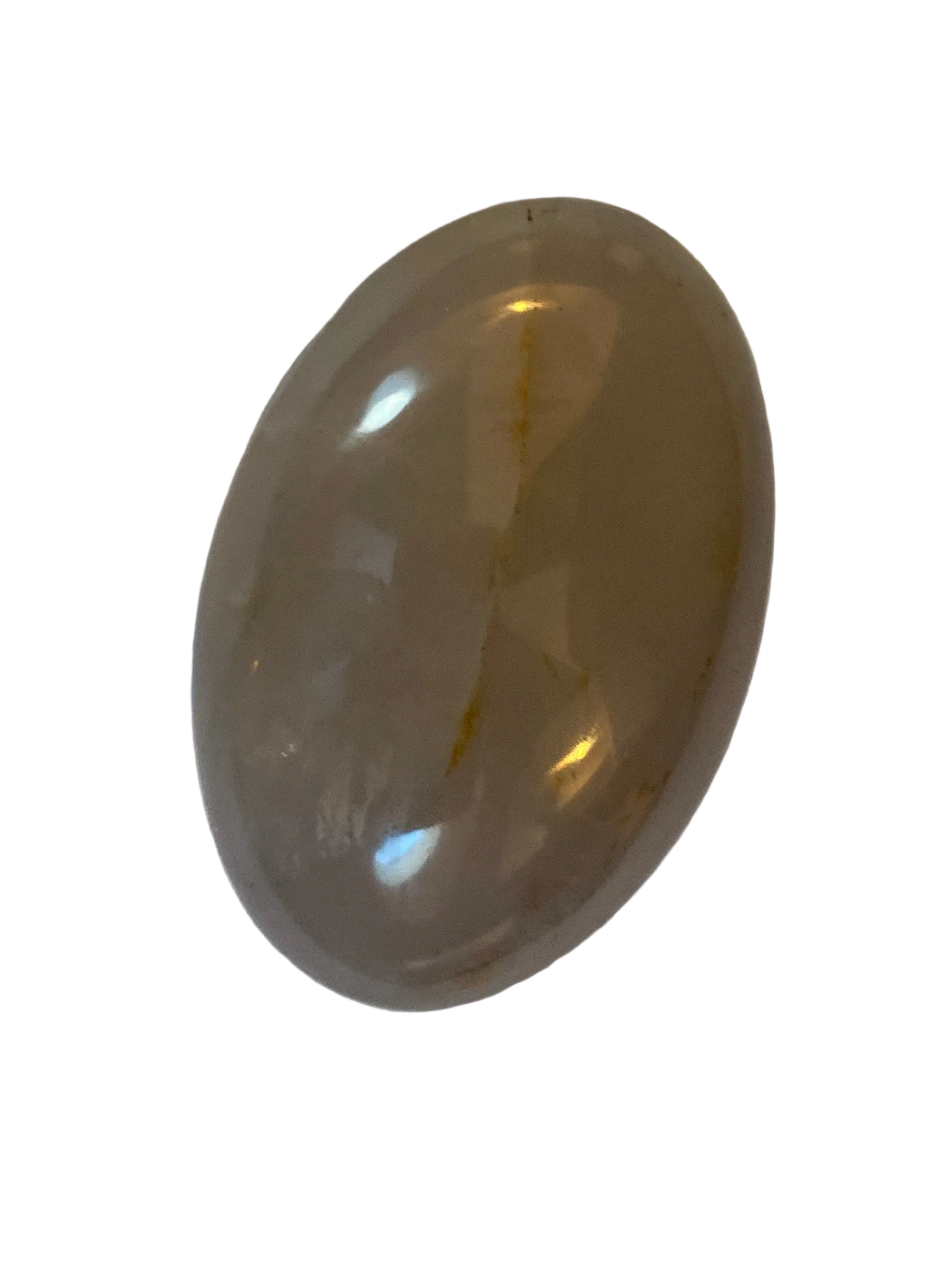 Blue Rose Quartz Palm Stone - 2.75 inch