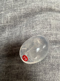 Milky Quartz Palm Stone - 2 inch
