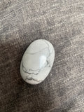 Howlite Palm Stone - 2.5 inch