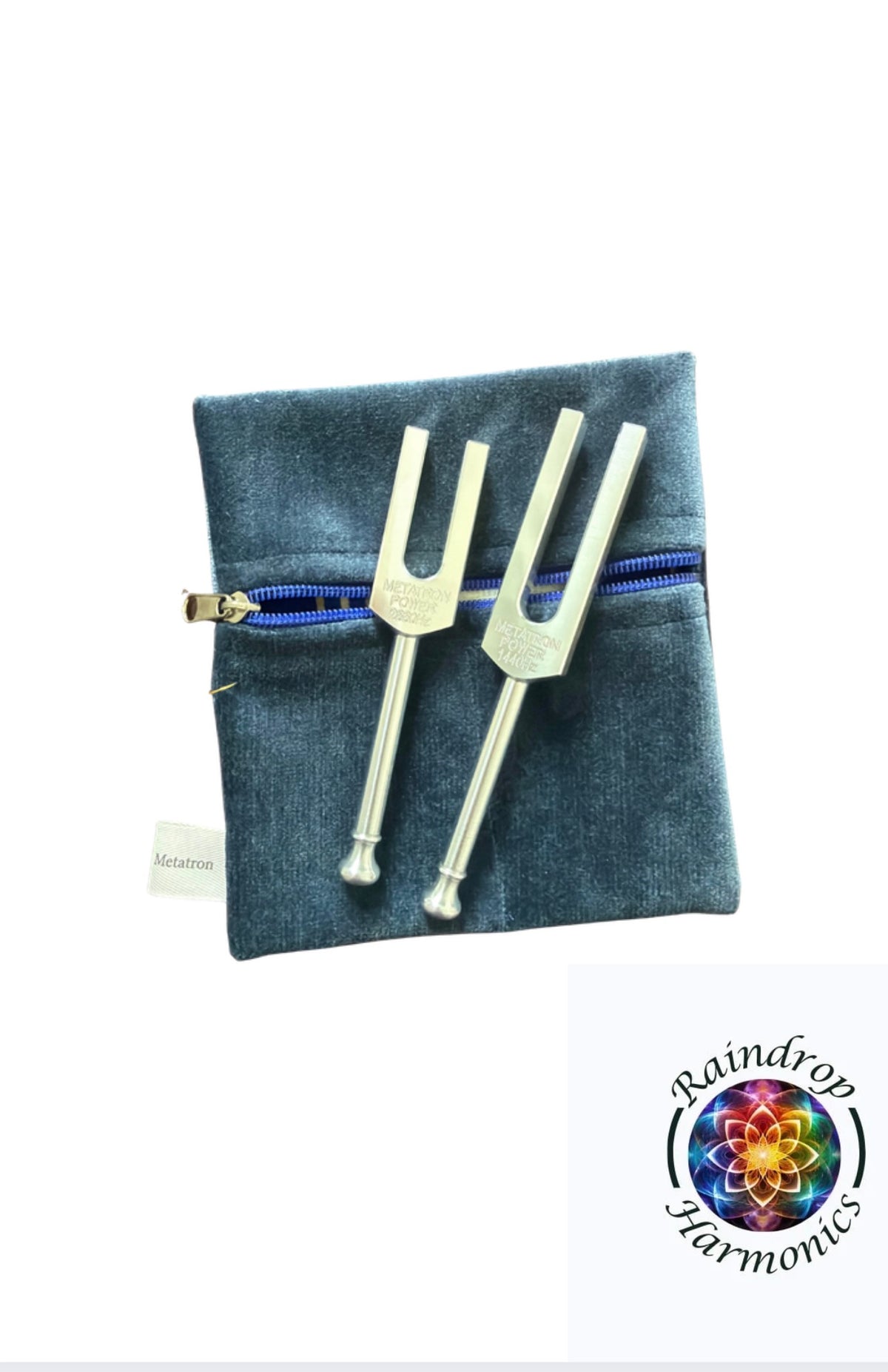 Archangel Metatron 1440Hz 2880Hz Power Tuning Fork Set - Raindrop Harmonics