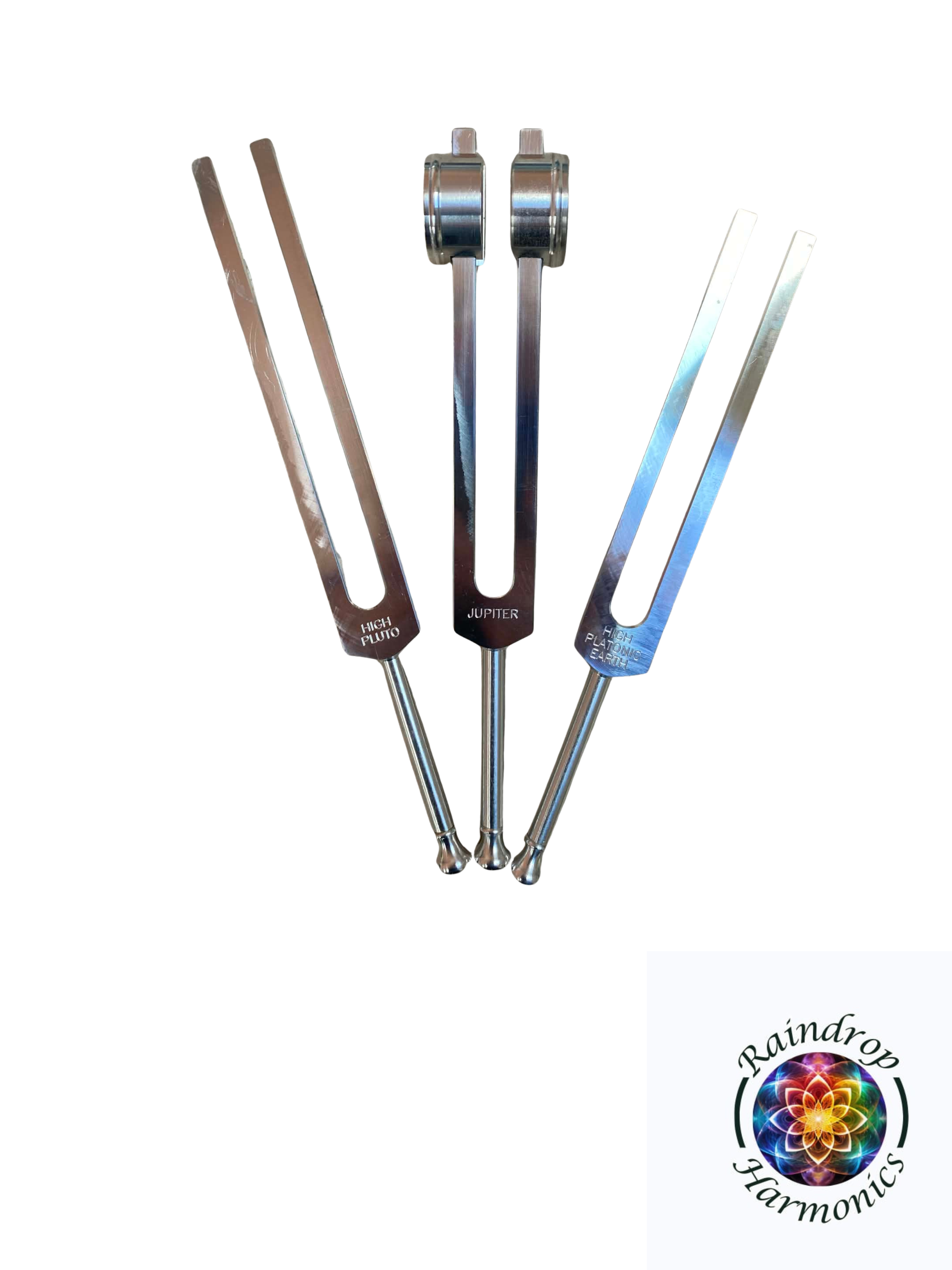 Liver Set - 3 Tuning Forks (High Platonic Earth, High Pluto, Jupiter)