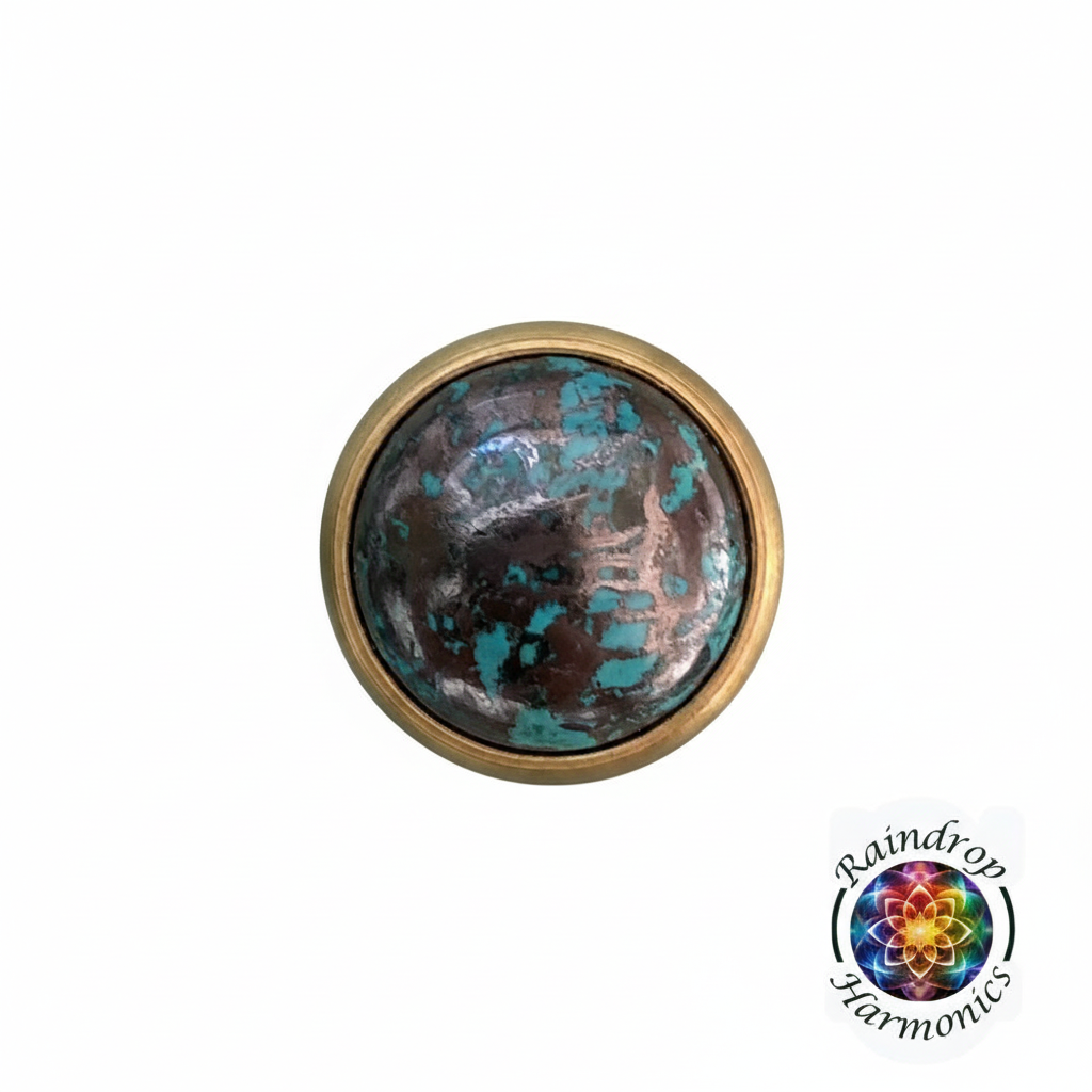 18mm Chrysocolla Gemstone Tip